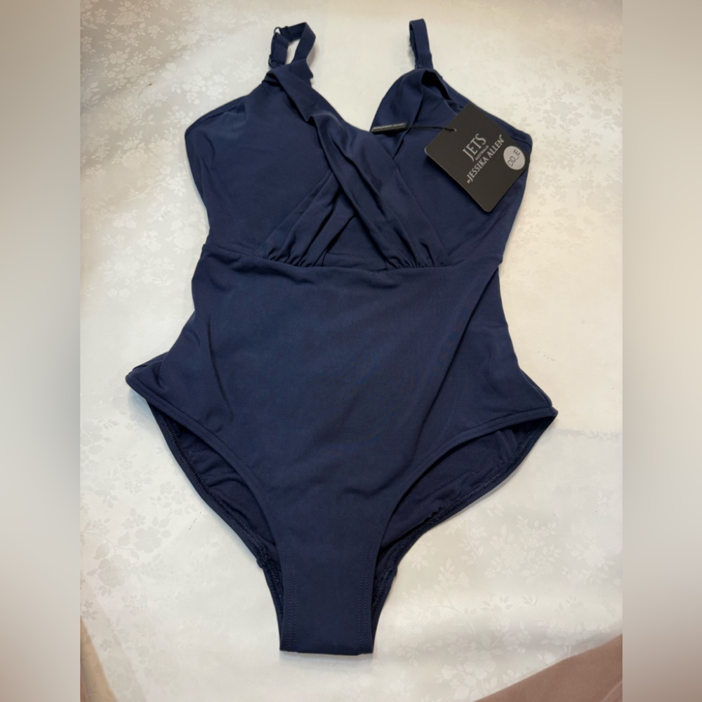 Elegant Navy Blue Swimsuit